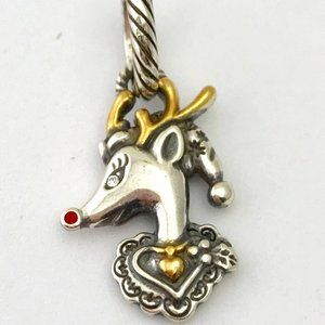 Brighton Rudolph Christmas Deer Charm, JC1691